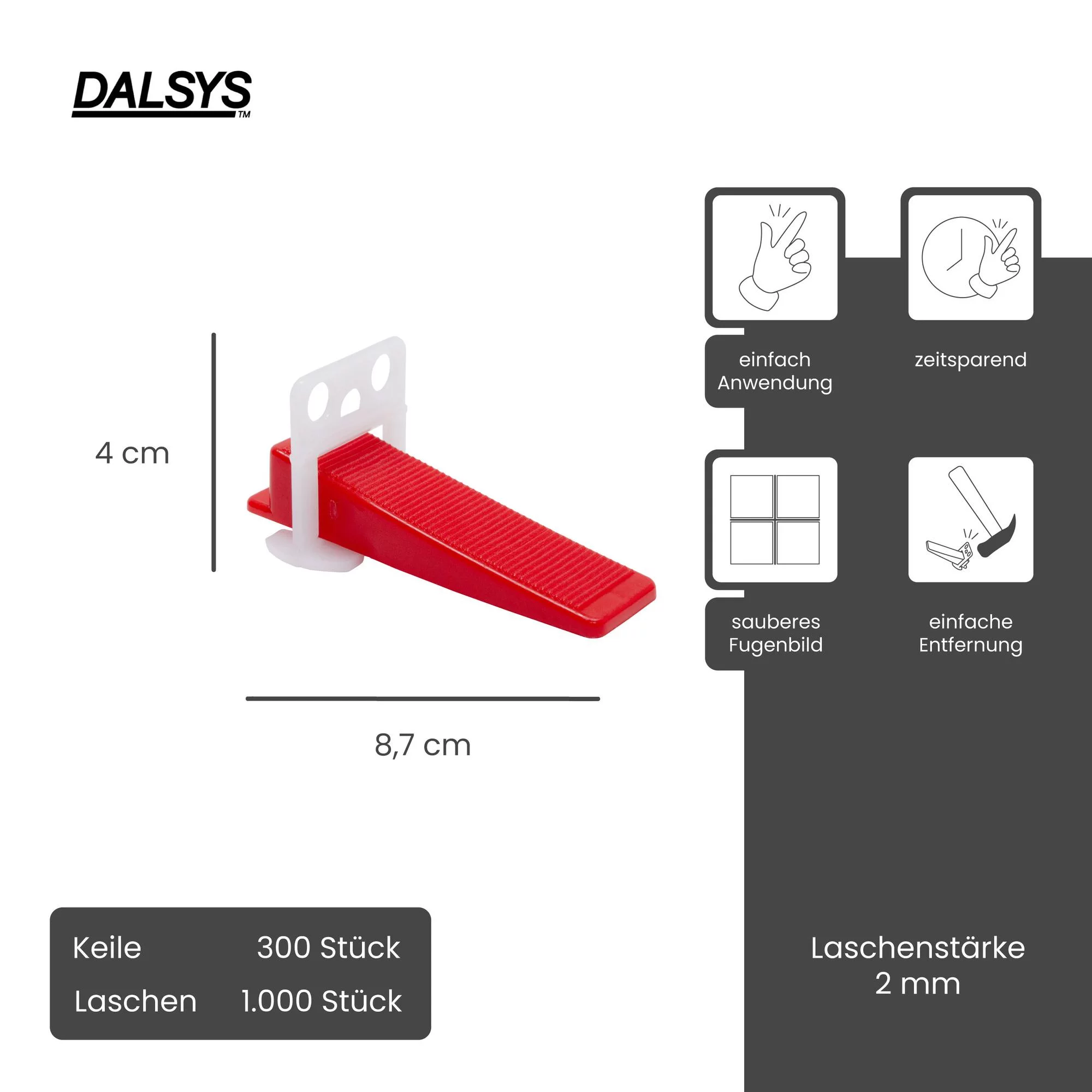 dalsys-fliesen-nivelliersystem--2mm-1000-laschen-+-300-keile